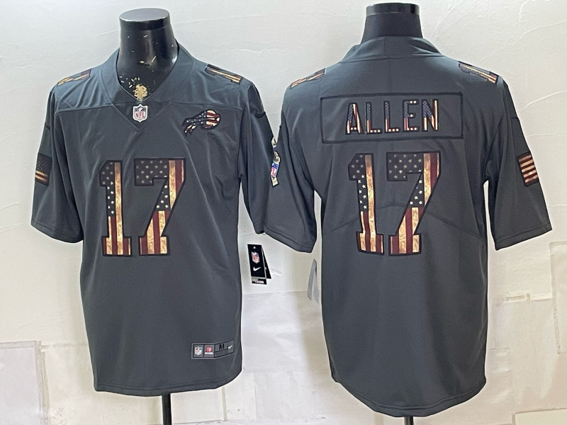 Men 2026 Buffalo Bills #17 Allen grey Nike Limited NFL Jersey 0822004